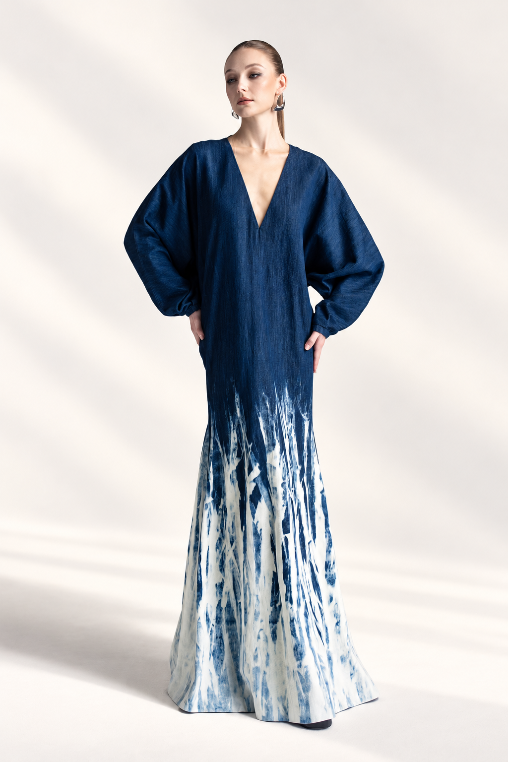 Bleached Denim Mermaid Dress