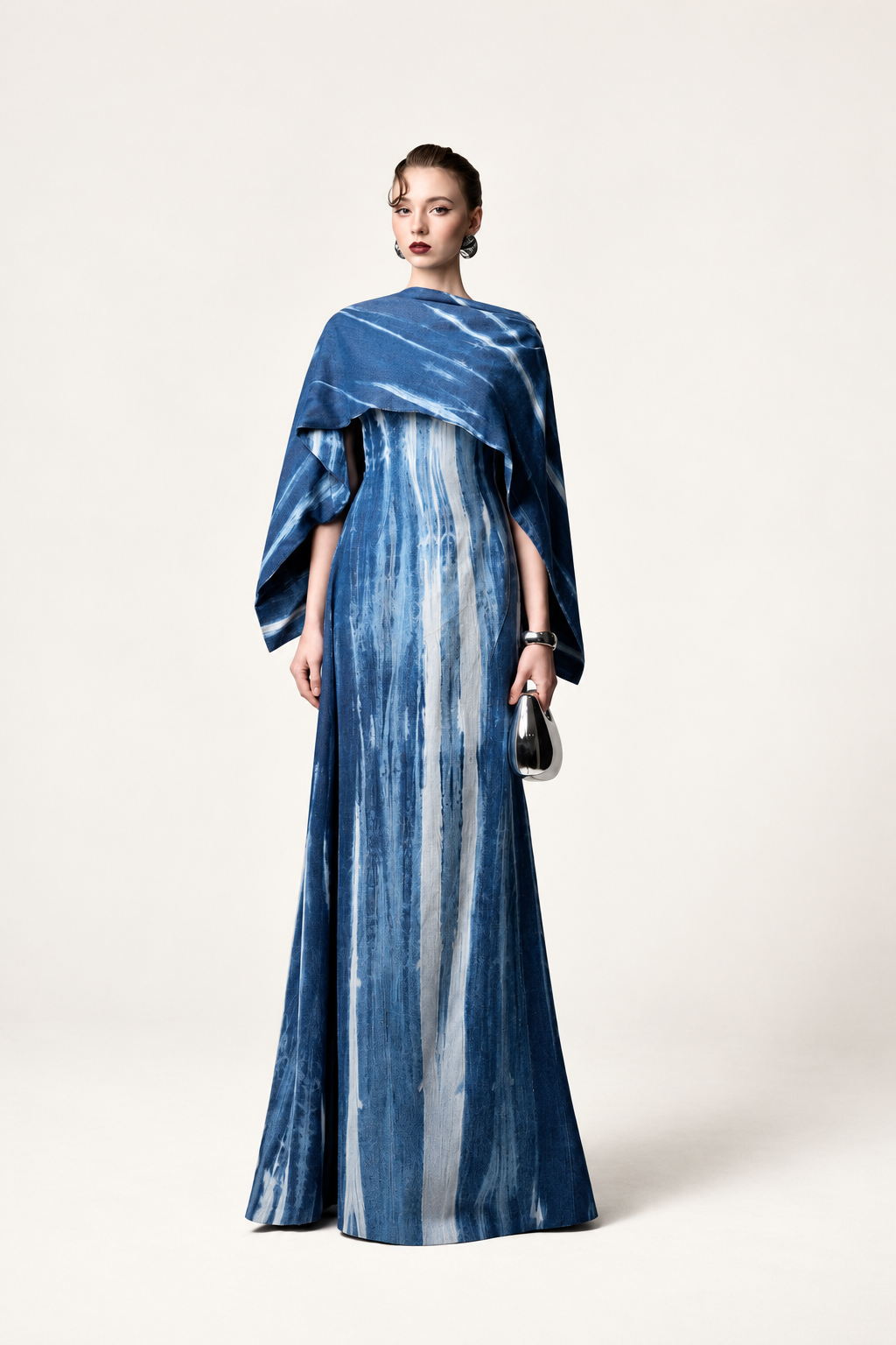 Marbled Scarf Dress