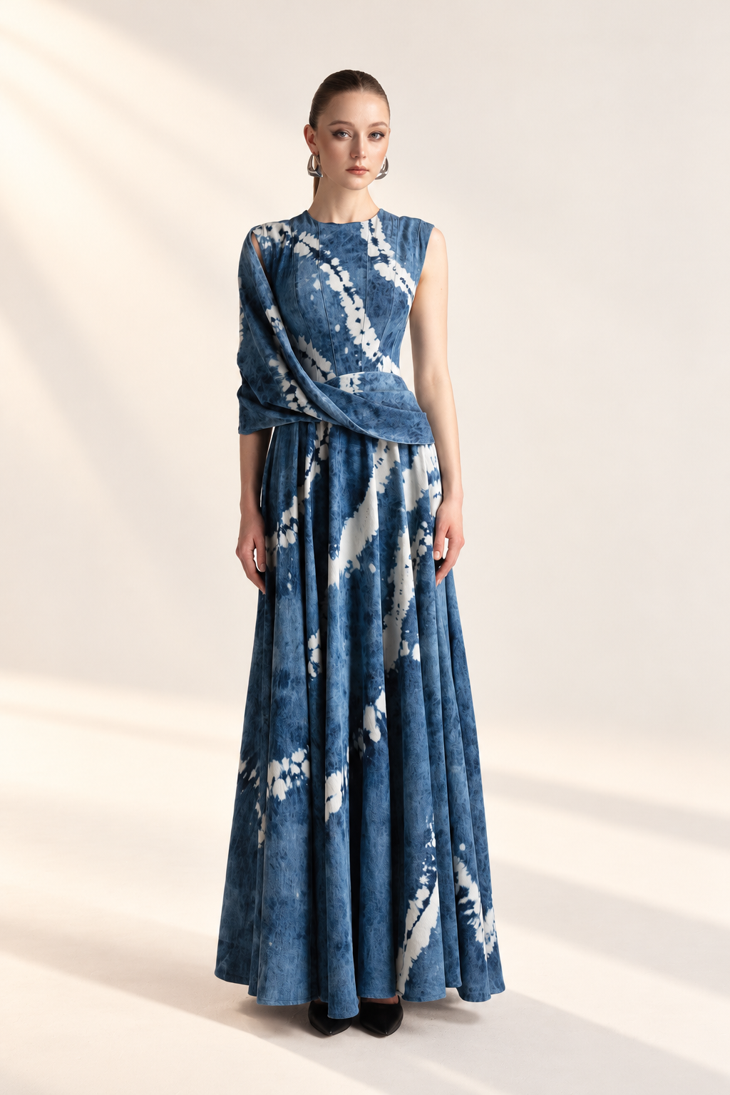 Acid-Wash Crystal Dress