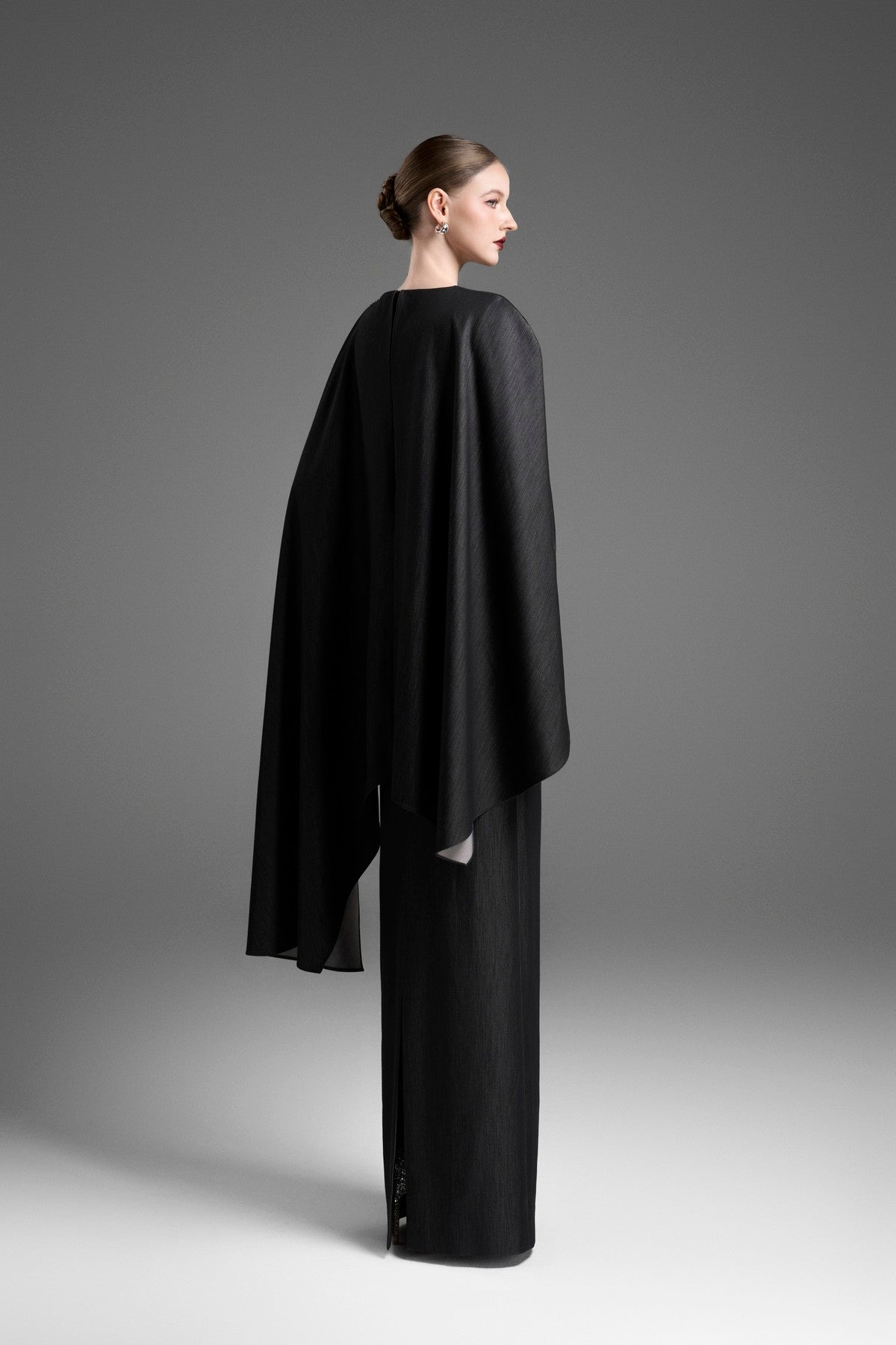 Asymmetrical Sheath Dress with Crystal Spray Embellishment