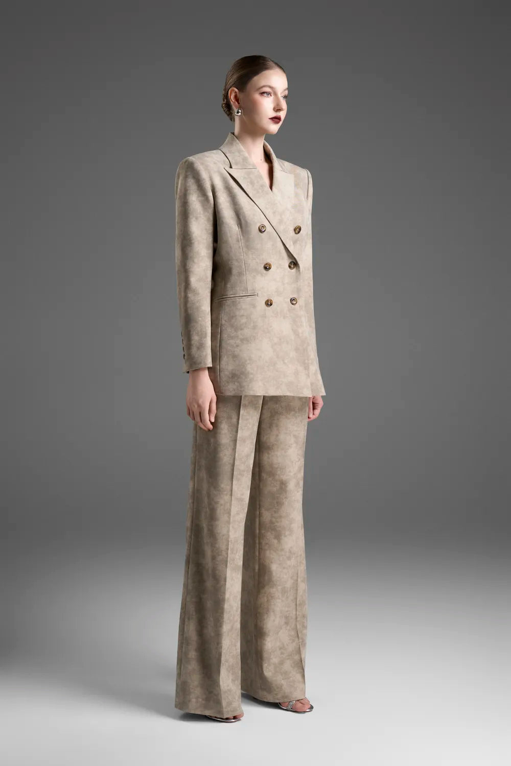 Oversized Double-Breasted Blazer