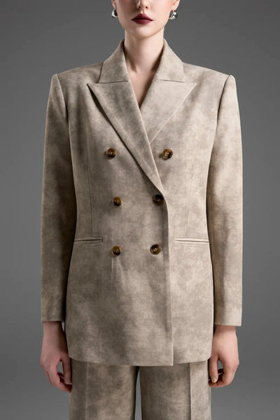 Oversized Double-Breasted Blazer