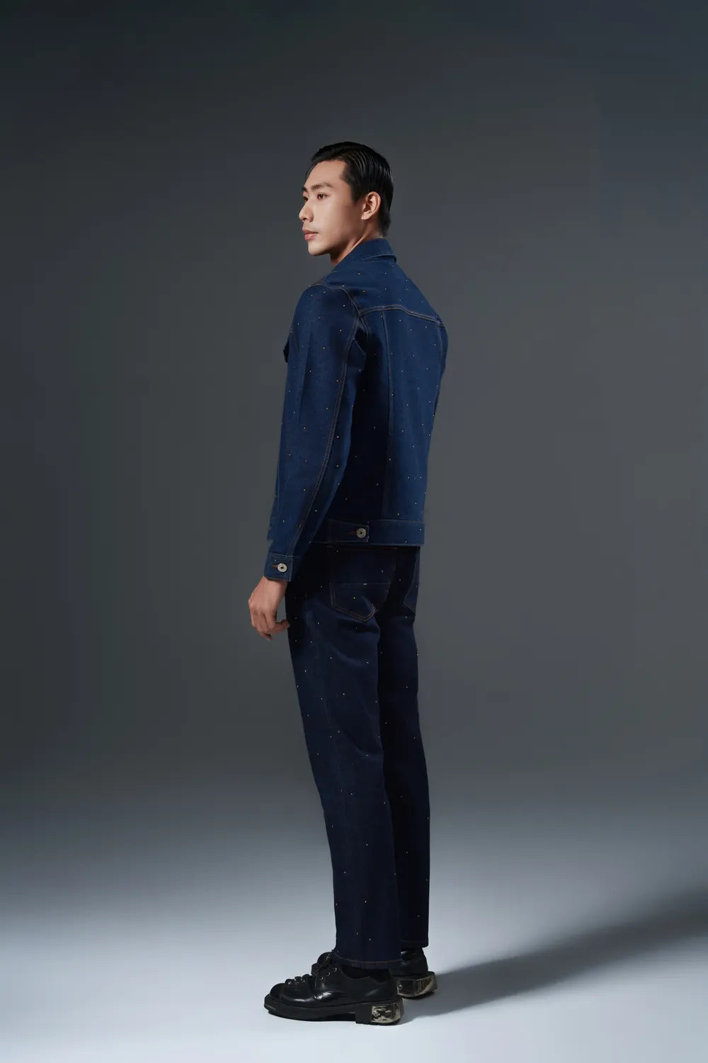 Metal Stud Embellished Jacket