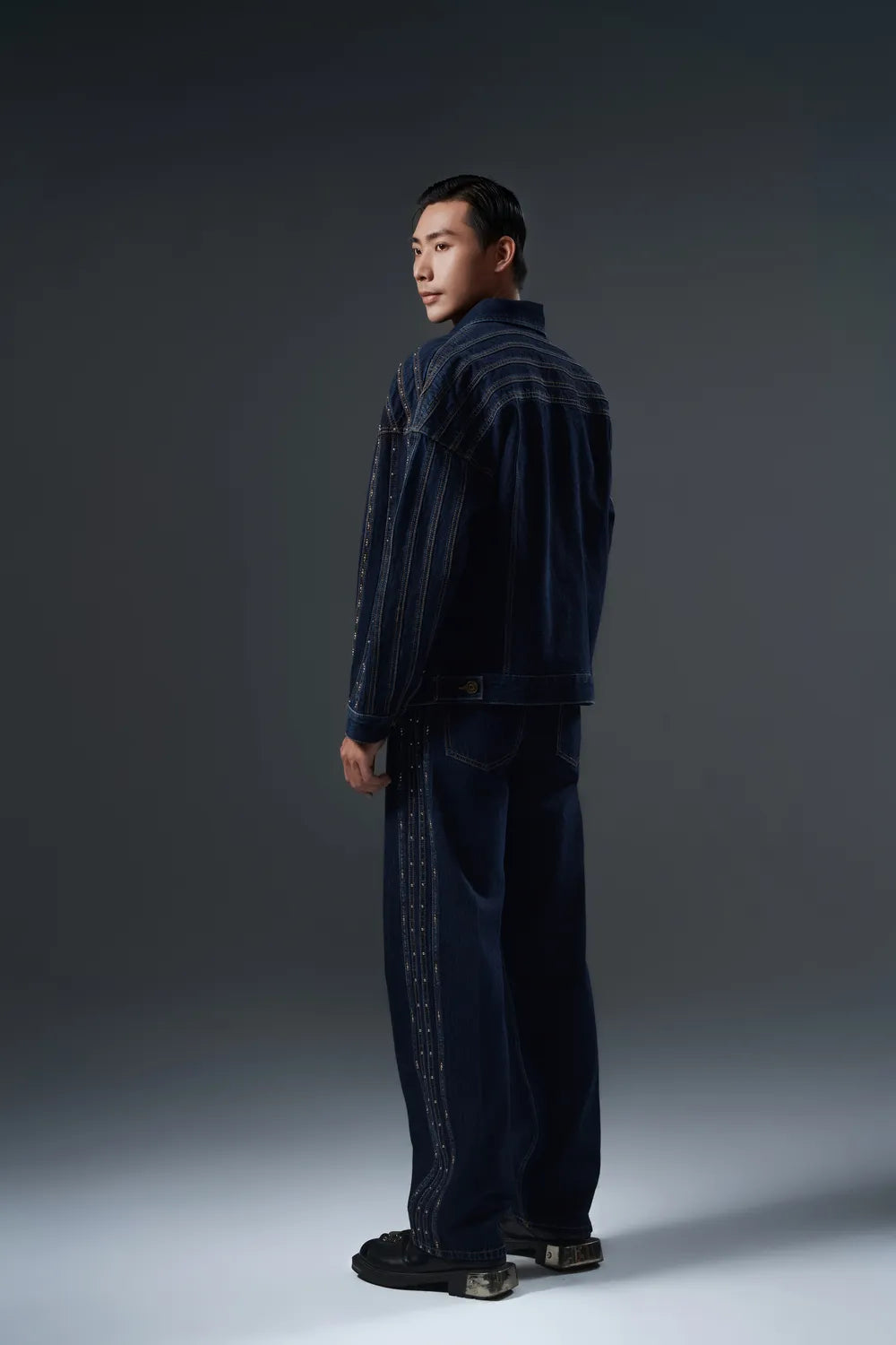 Metallic Stud Line Jacket