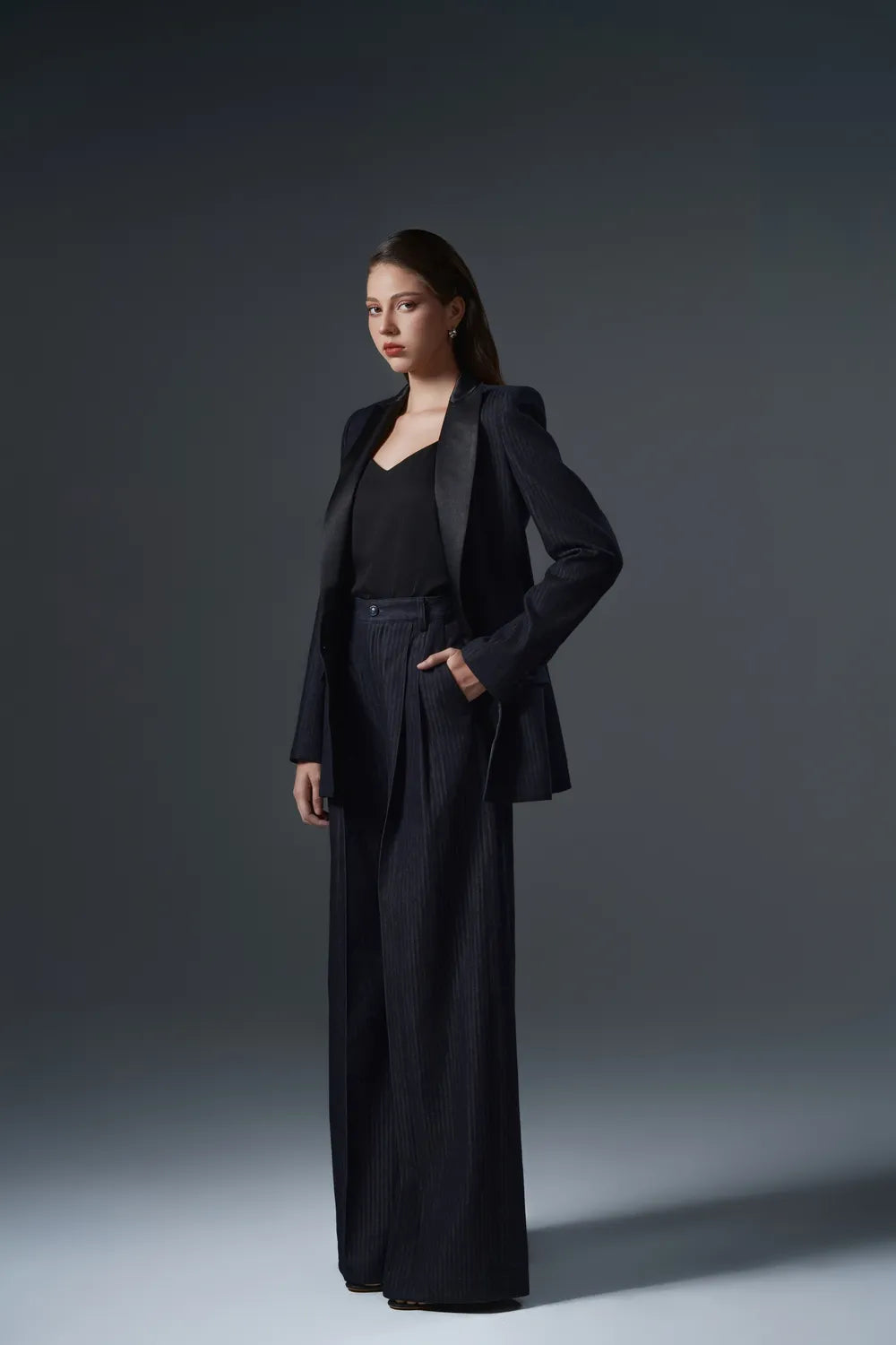 Shining Peak Lapel Blazer