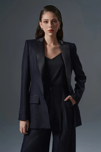 Shining Peak Lapel Blazer