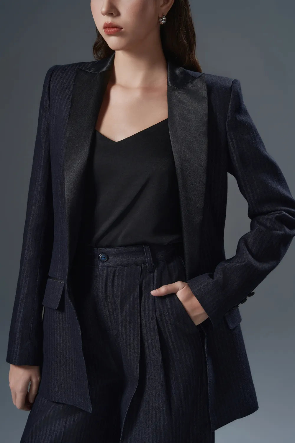 Front Knife Tailored Trousers