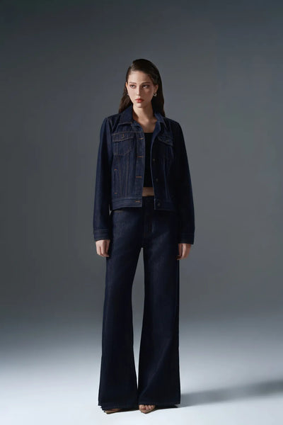 Contoured Seam Lined Jeans