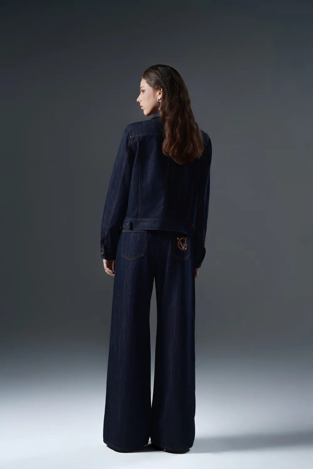 Contoured Seam Lined Jeans