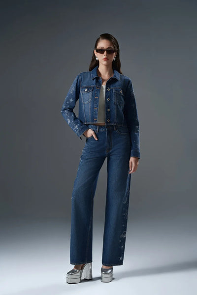 Universe Crystal Jeans