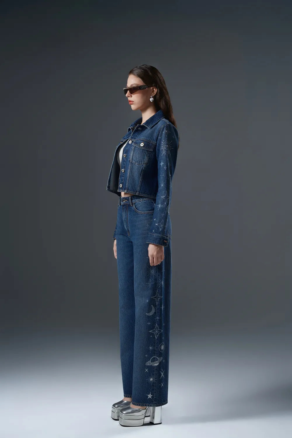 Universe Crystal Jeans