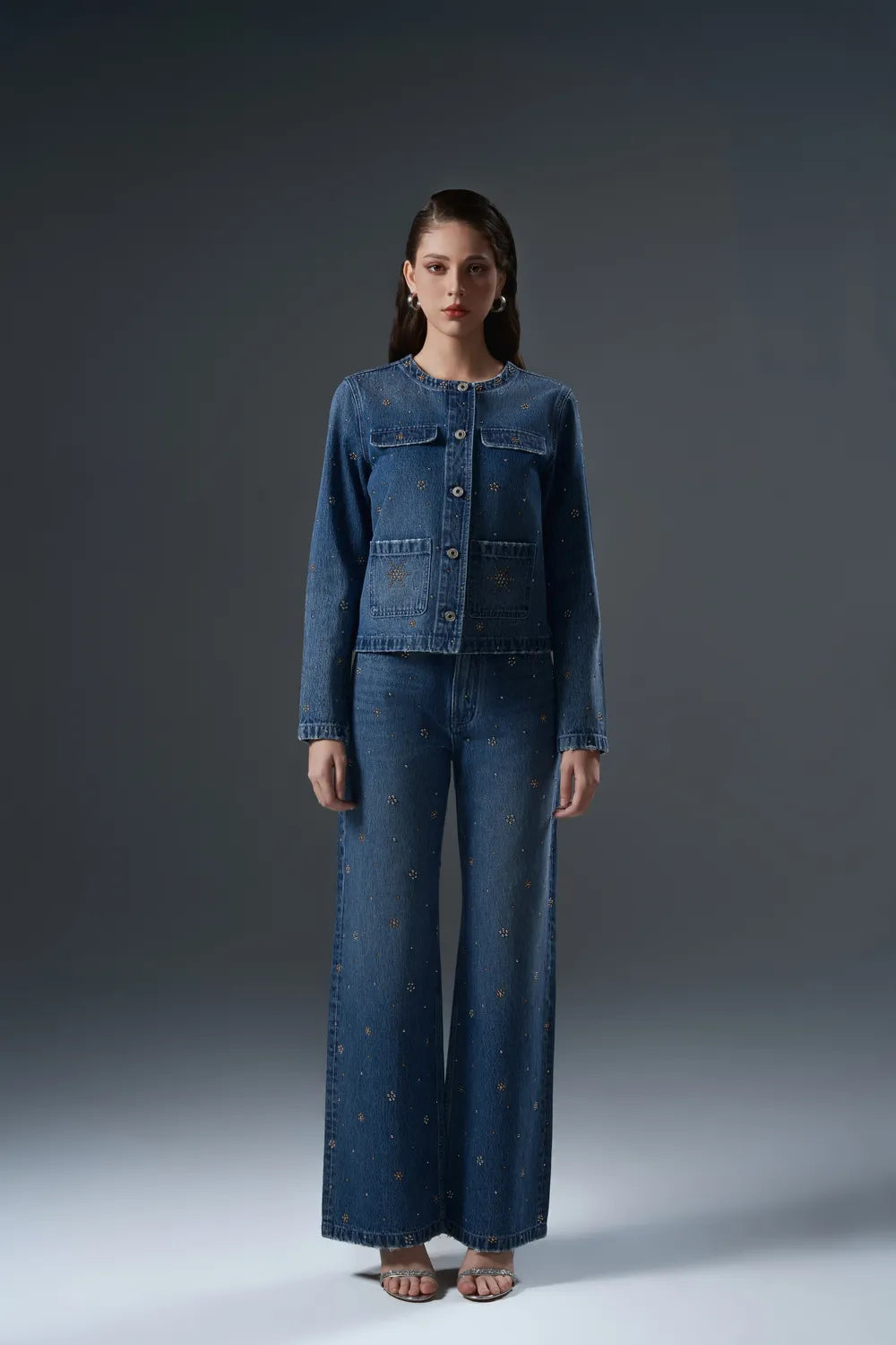 Double Pockets Boxy Jacket