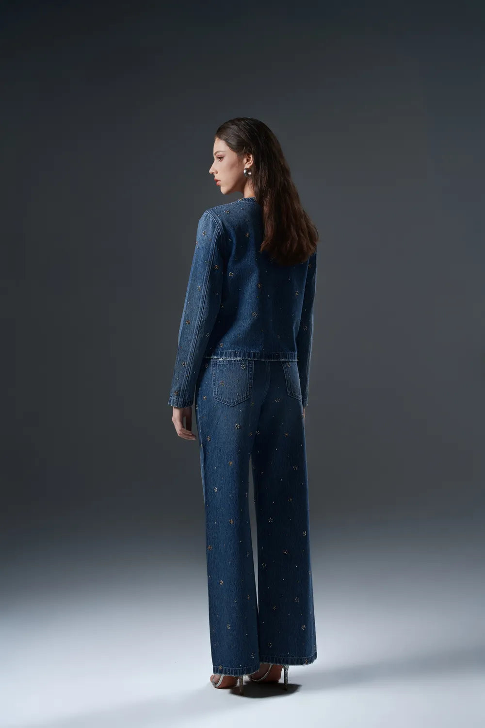 Floral Embellished Jeans