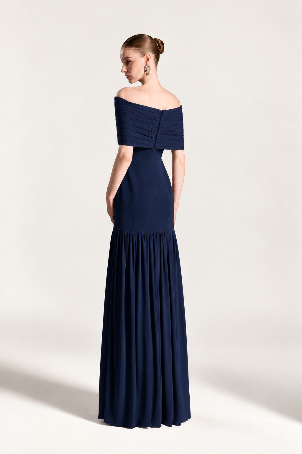 Pleated Flare Dress