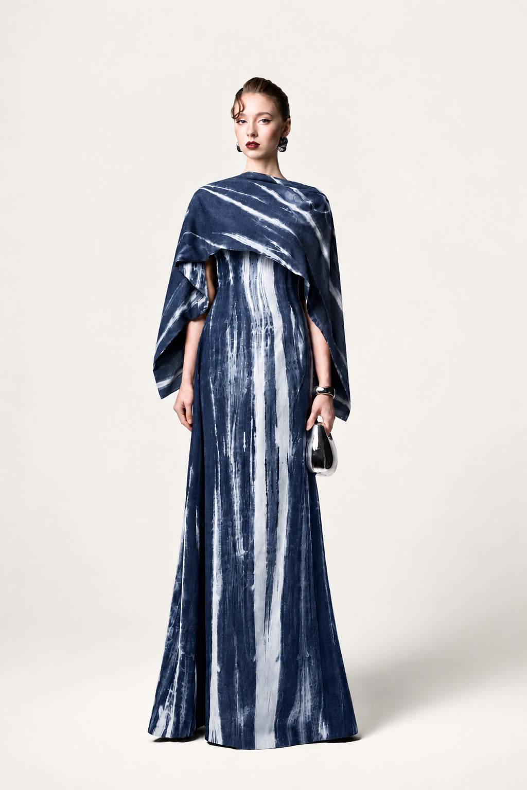 Marbled Scarf Dress