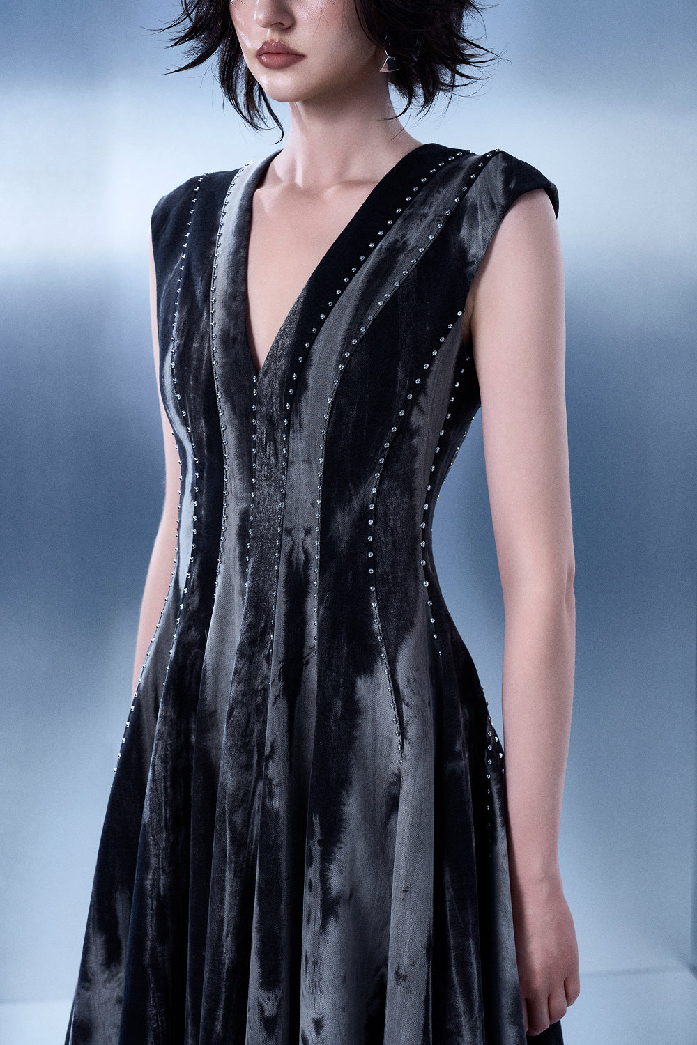 Multi-tiered Wash Gown