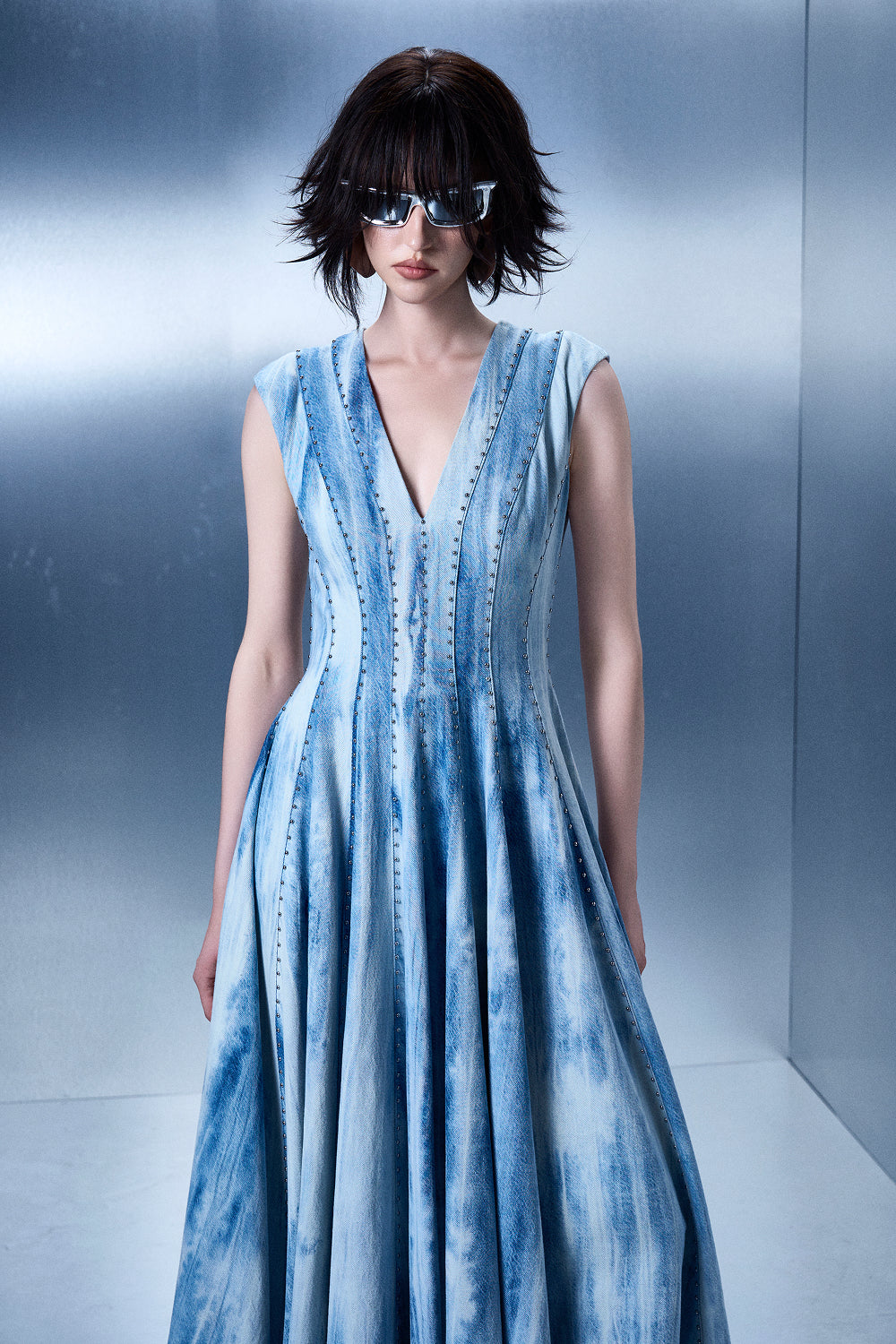Multi-tiered Wash Gown