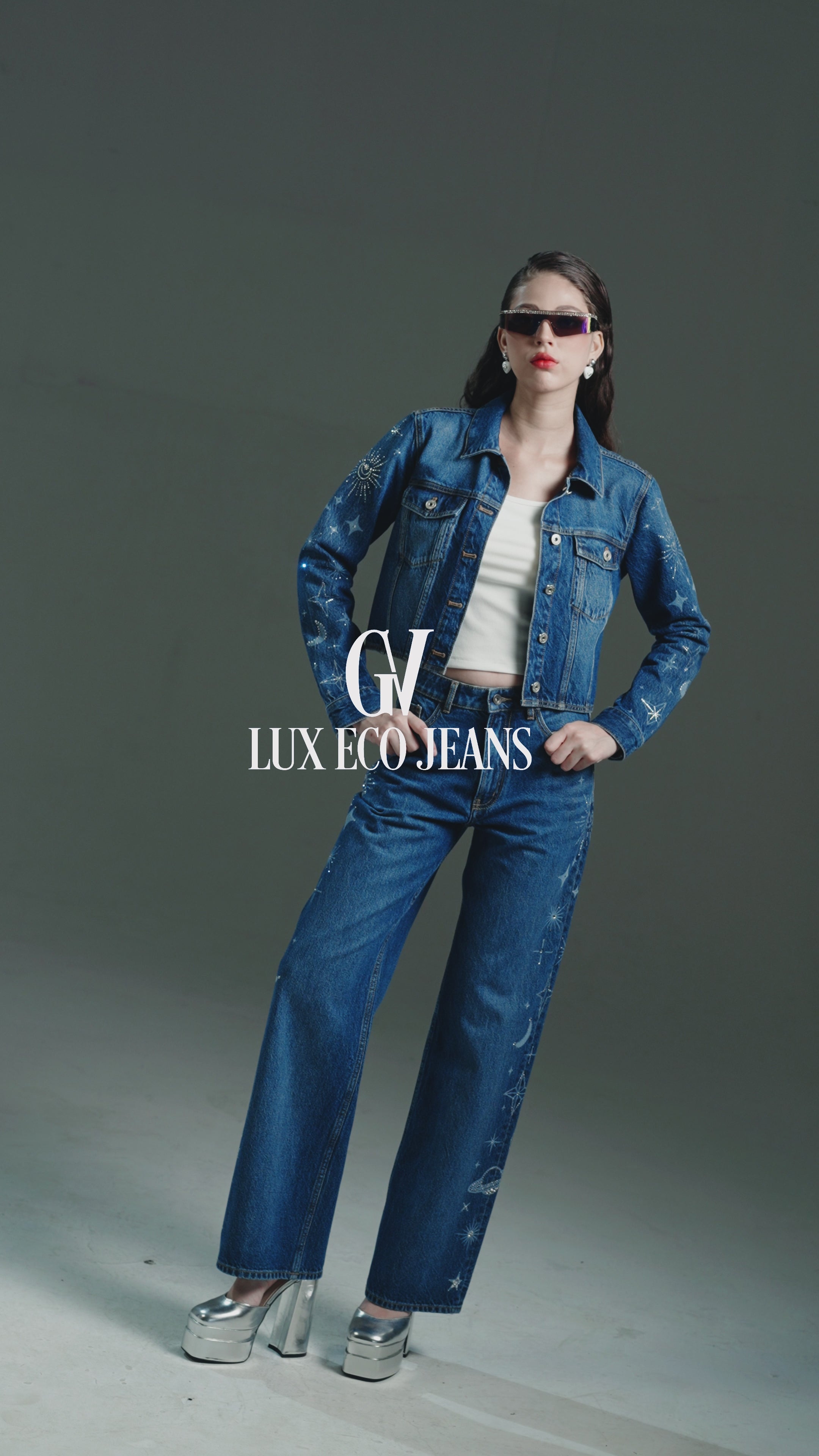 Universe Crystal Jeans