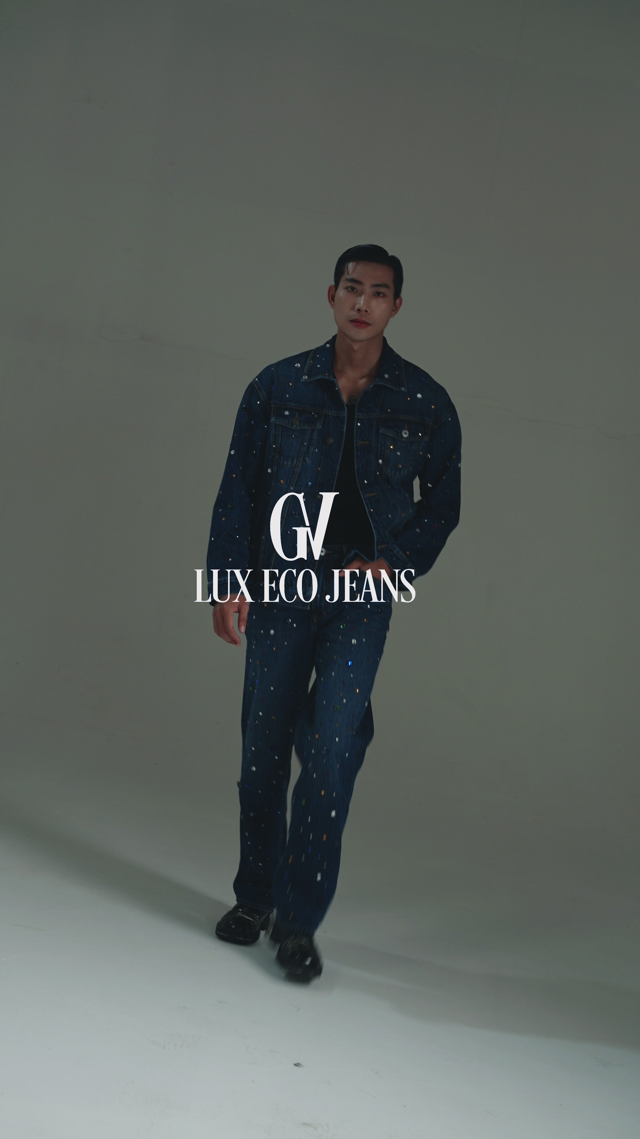 Colorful Crystal Men Jeans