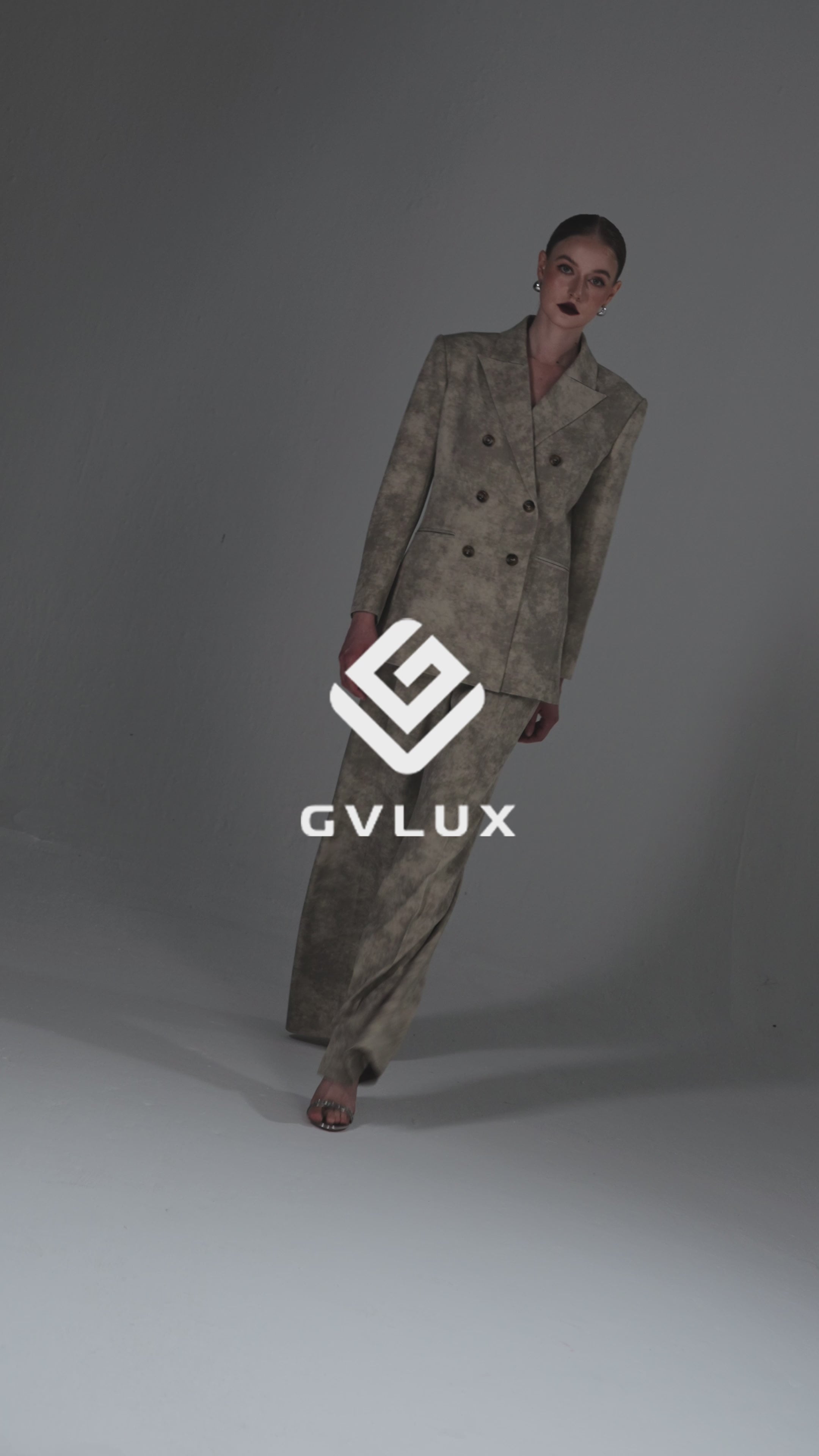 Classic Double-Breasted Blazer with Welt Pockets