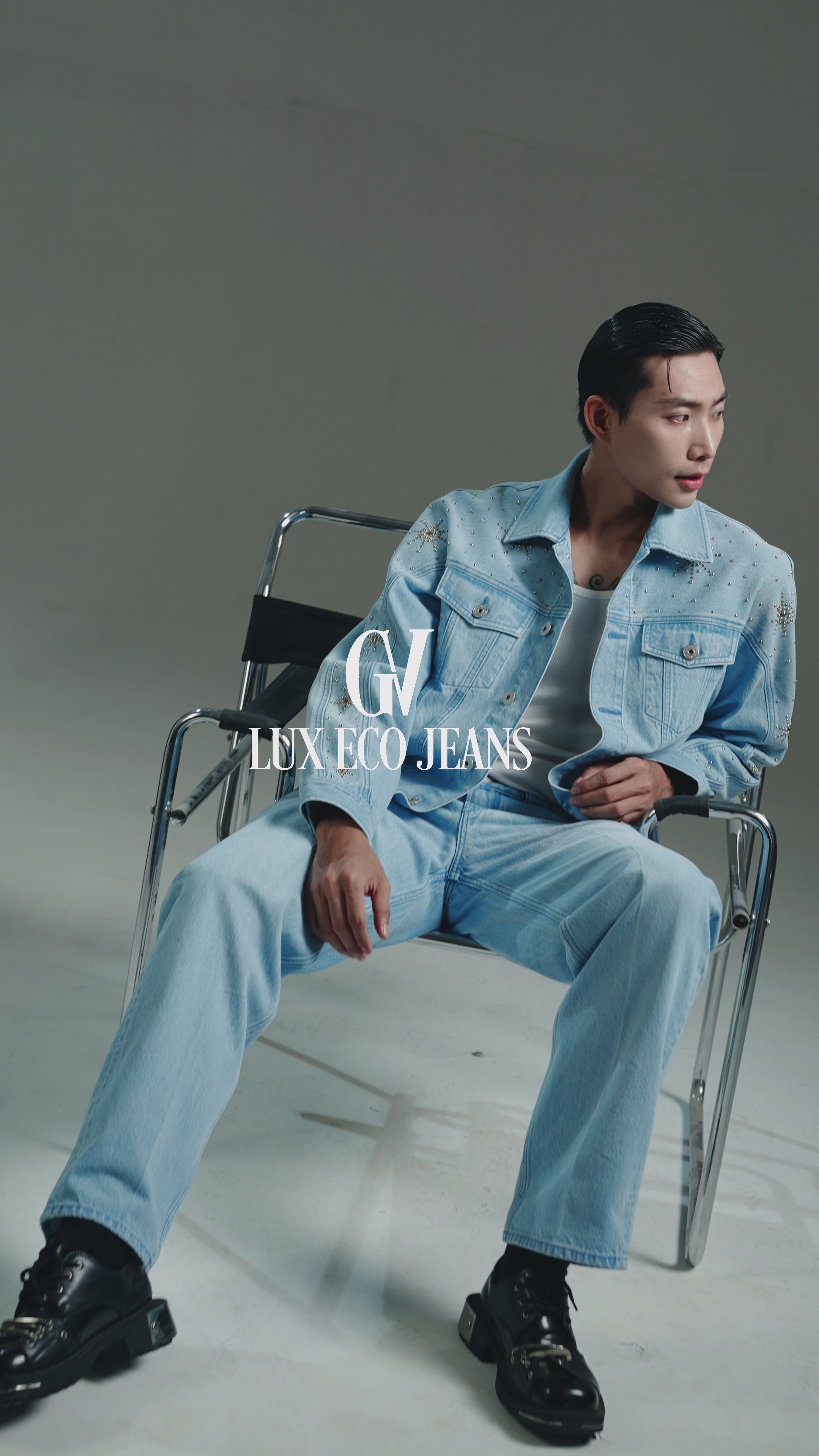 Star Embellished Denim Jacket