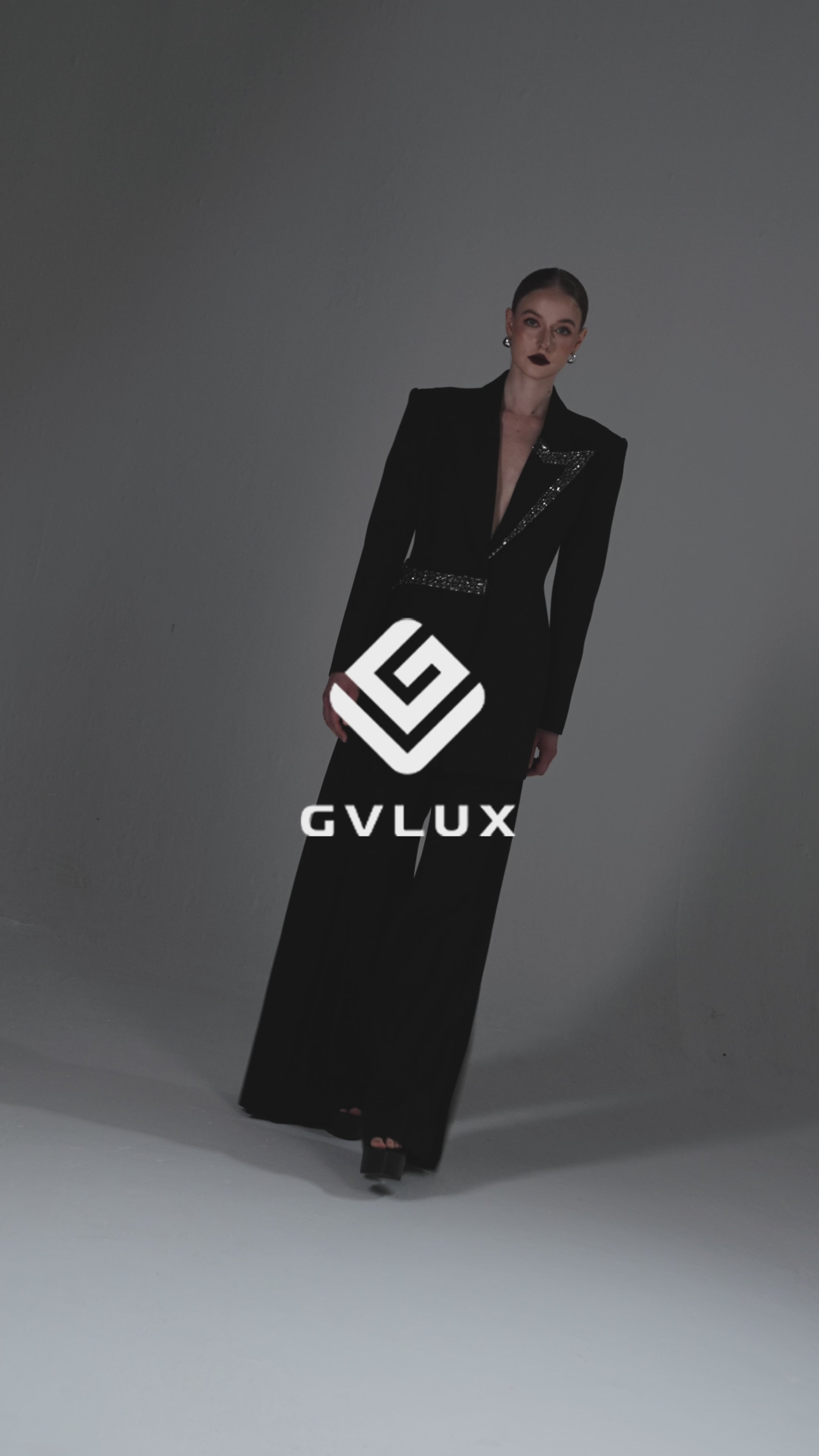 Tailored Blazer with an Integrated Asymmetrical Side-Tie Belt