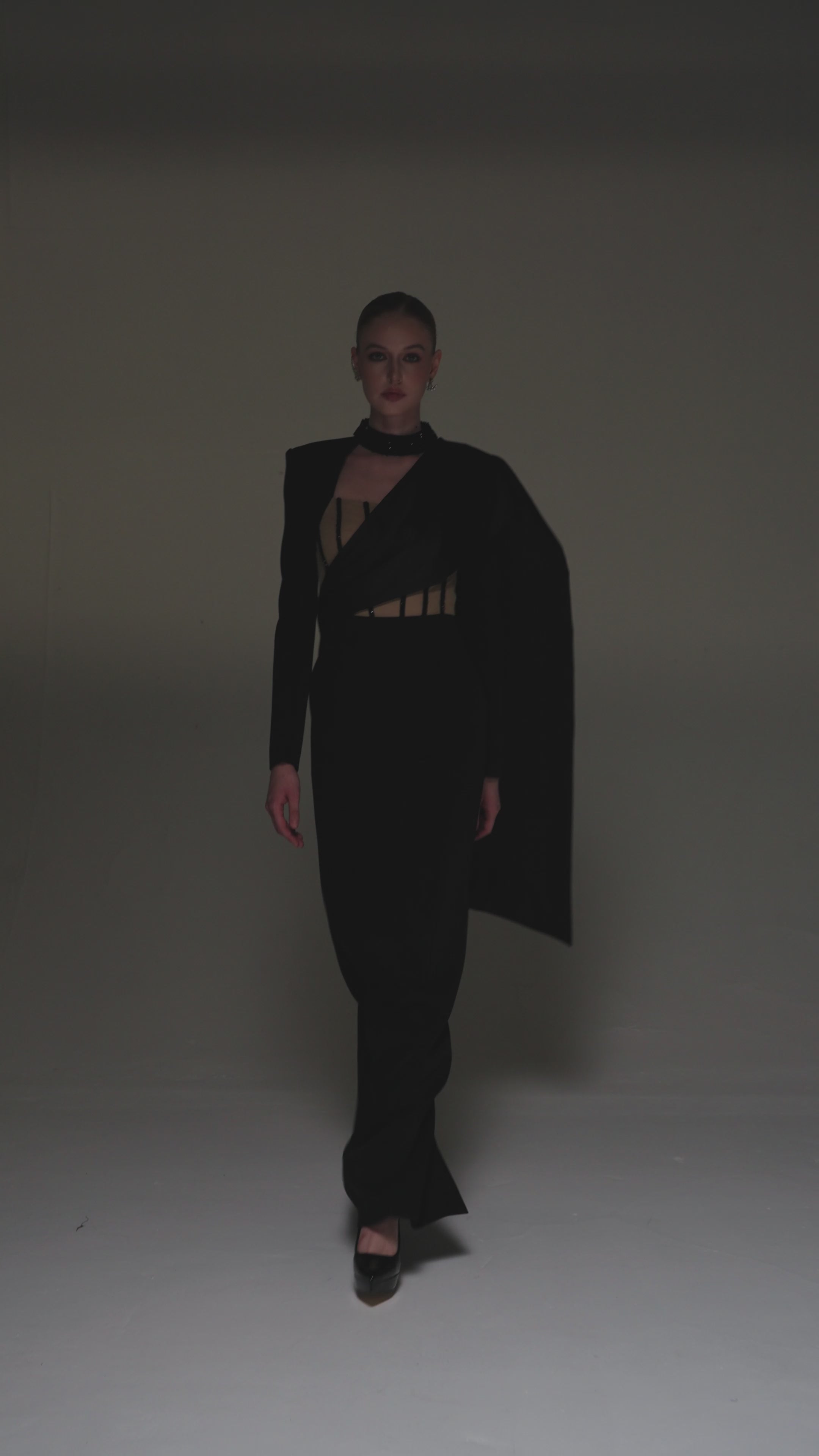 Corset Satin Drape